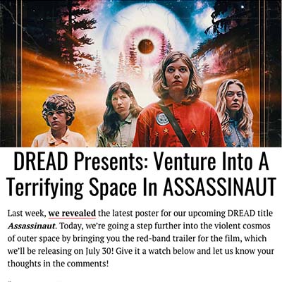 DREAD Presents: Venture Into A Terrifying Space In ASSASSINAUT